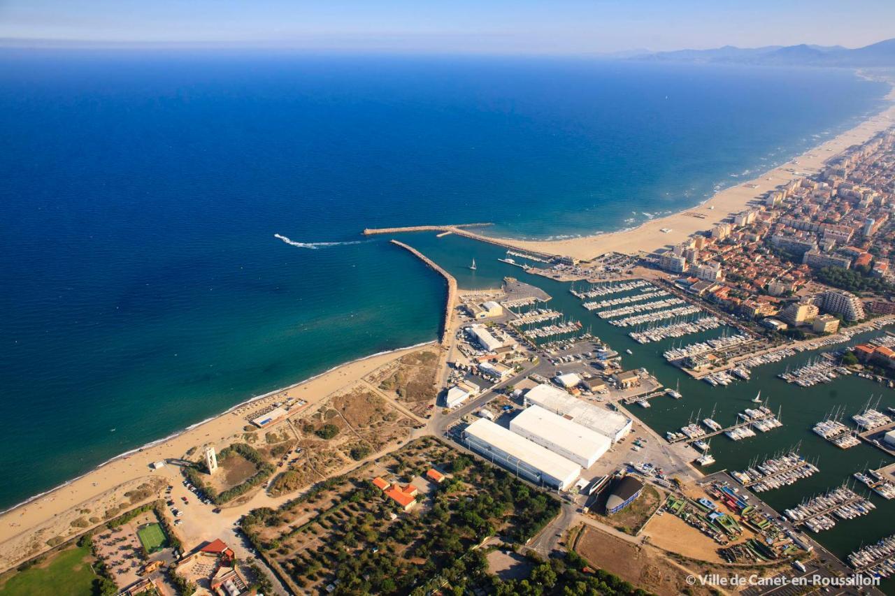 "Mer" Sejour Detente Tout Confort, Magnifique Vue Sur La Mer Canet-en-Roussillon Kültér fotó